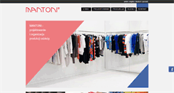 Desktop Screenshot of mantoni.pl